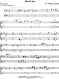 Comes with very easy piano accompaniment part. Lindsey Stirling All Of Me Sheet Music In Ab Major Transposable Download Print Sku Mn0134581