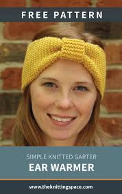 The ear warmer headband pdf sewing pattern is the perfect way to keep warm while looking stylish. Simple Knitted Garter Ear Warmer Free Knitting Pattern