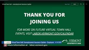 Employers can divide available work between affected employees instead of laying off workers. 4 14 2020 2 00pm Vt Dept Of Labor Virtual Town Hall Unemployment Insurance Update Employers Youtube