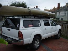 Research toyota tacoma model details with tacoma pictures, specs, trim levels, tacoma history, tacoma facts and more. Bwca Crewcab Pickup With Topper Canoe Transport Question Boundary Waters Gear Forum