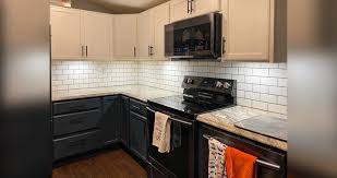 Subway tile kitchen backsplash ideas. Subway Tile Kitchen Backsplash Project By Cedric At Menards