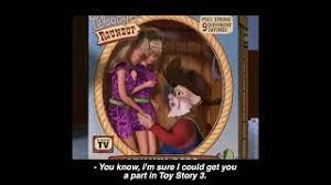 Couch casting scene in Toy Story 2 (1999)