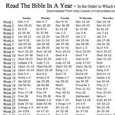 One Year Bible Reading Schedule Printable In 2020 Year Bible Reading Plan Bible Reading Schedule Read Bible