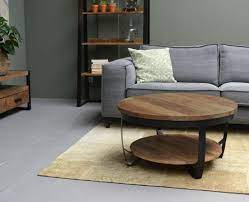 Ein flacher tisch im wohnzimmer ist eigentlich unverzichtbar. Design Couchtisch Mangoholz Mango Holz Metall Real De