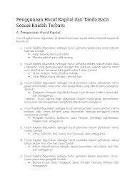 Huruf kapital dipakai sebagai huruf pertama kata pada awal kalimat. Penggunaan Huruf Kapital Dan Tanda Baca Sesuai Kaidah Terbaru Studocu