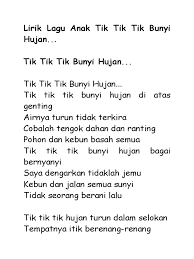 We did not find results for: Terkini Bagaimana Lagu Tik Tik Bunyi Hujan Dinyanyikan