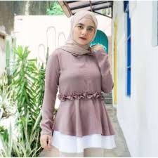 Model atasan batik wanita tanpa lengan. Model Baju Atasan Wanita Muslim Harga Terbaru Juni 2021 Blibli