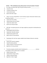 Saya kombinasi kertas art paper ini dengan kertas karton padi untuk covernya dan kertas jasmine untuk bagian isinya. Lembaran Kerja Peribahasa Docx