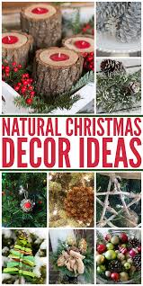 Make these adorable yarn christmas trees in minutes. Natural Christmas Decor Ideas Aka Free Christmas Decorations Making Lemonade