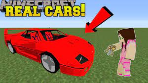 This mod introduces engines and cars to minecraft. Minecraft Realistic Cars Lambo Porsche Ferrari More Mod Showcase Youtube
