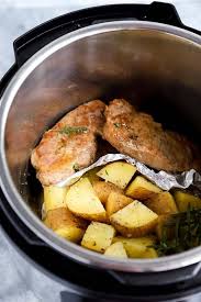 Turn pot to manual and set it for 20 minutes. Instant Pot Pork Chops And Rosemary Potatoes Savory Nothings