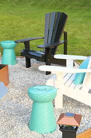Fire Pit Makeover Diy Ombre Adirondack Chairs Sponsored By The Home Depot Canada Dans Le Lakehouse Adirondack Chairs Diy Furniture Making Rustic Furniture