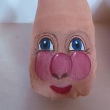 Vintage Hand-painted Polish Cloth Doll Head With Peach Skin, Blue Eyes, and  Long, Soft Blonde Braid With Original Green & Pink Paisley Dress