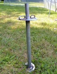 Epee A Vrille Fixation Bache Abri Bache Acier Galvanise