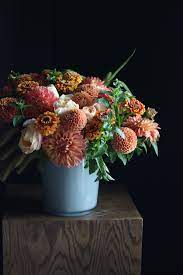 Gorgeous Local Dahlias And Zinnias Dahlia Sun By Winston Flowers Same Day Flower Delivery Flower Delivery Winston Flowers