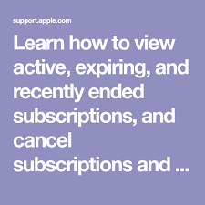 See Or Cancel Your Subscriptions Cancel Subscription Subscription Cancelled