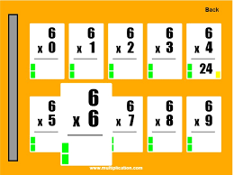The multiplication flash cards divided into 2 parts: Quick Flash Cards Ii Multiplication Free Online Flash Cards Multiplication Com