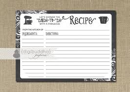 Recipe Card Instant Download Chalkboard Black By Digibuddhapaperie 8 00 Recipe Cards Template Recipe Cards Printable Recipe Cards