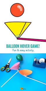 Balloon Hover Game 10 Minutes Of Quality Time Science Games For Kids Science Experiments Kids Science Activities For Kids