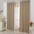 Living Room Champagne Gold Curtains
