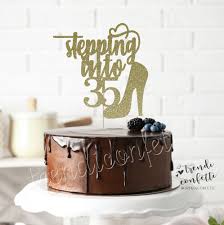 33rd Birthday Birthday Cake Ideas For 33 Year Old Woman Stepping Into 35 Cake Topper Birthday Cake Topper Happy 35th Birthday 35 Cake Topper Shoe Cake Topper High Heel Shoe Any Age Birthday Cake Toppers Baptism Cake Toppers Christening Cake Topper