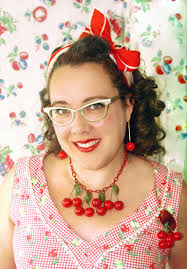 Bakelite Cherry Jewelry Restoration — Natalie Curtiss Art & Design