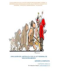 Ley general de educacion (reconocimientos). Calameo Evolucion Del Articulo 41 Inclusion Version 2 Completa Copia