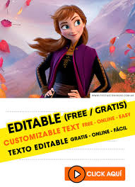 Perritos animados 3d en photoshop. 15 Free Frozen 2 Birthday Invitations For Edit Customize Print Or Send Via Whatsapp Fiestas Con Ideas