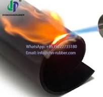 Fire flame retardant rubber sheet - fire resistant rubber ...