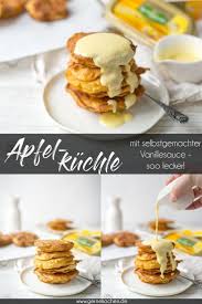 Apfelkuchle Mit Vanillesauce Rezept Von Gernekochen De Rezept Apfelkuchle Lecker Vanillesauce