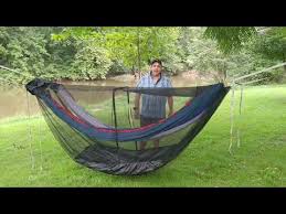 The material feels as light as air and allows a cool breeze to easily pass through. Birds Nest Bugnet Hammock Gear Dutchware