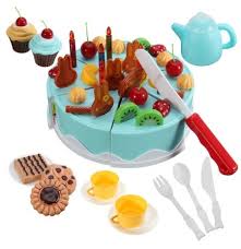 Kitchen toys cutting vegetables fruits play food set pretend playset with basket. 54pcs Diy Fruit Cake Knife Garnish Cutting Play Kitchen Food Kids Role Play Toy