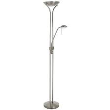Shop floor and standing lamps at john lewis & partners. John Lewis Partners Zella Uplighter Floor Lamp Stainless Steel Linear Bulbs Floor Lamp Lamp