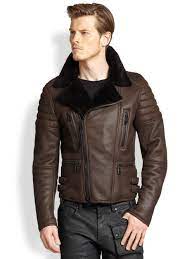 Belstaff Fraser Shearling Jacket In Brown For Men Lyst