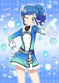 Aikatsu Aoi Dễ Thương Toc Xanh Dương Cong Chua
