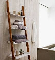 Decorative Bathroom Shelves With Ladder Design Decolover Net Spa Style Bathroom Shelves Wooden Bathroom Shelves