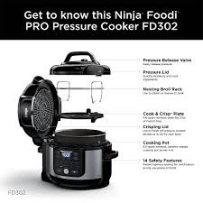 Pressure Cooker Air Fryer Ninja Foodi 11 In 1 6 5 Qt Pro