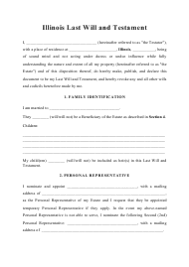 The author of the document is commonly defined as the grantor or also testator, while parties receiving the person's estate are referred to as beneficiaries or heirs. Free Last Will And Testament Templates By State Create Pdf Online Templateroller
