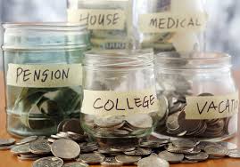 Savings can help to pay the bills in the future.