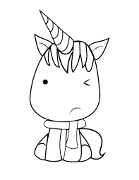 Disegno Di Unicorno Kawaii Da Colorare Disegni Da Colorare E