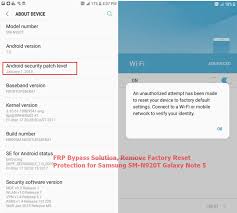Dear friends in this post we know how to frp bypass any android phone like version 6.0, 7.0, 8.0. Frp Bypass Solution Remove Factory Reset Protection For Samsung Sm N920t Galaxy Note 5 Lte A Samsung Noble Android 7 0 Nougat Full Stock Firmware Download Fsfd