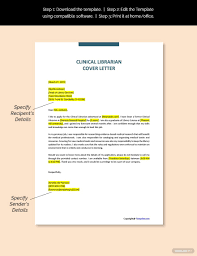A cover letter should always be sent with an application or resume for a job, even if not specifically requested by the company. Free Clinical Librarian Cover Letter Template Ad Ad Librarian Clinical Free Temp Cover Letter Template Free Cover Letter Template Letter Templates