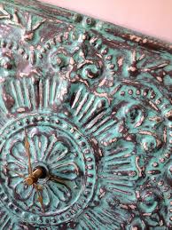Antique Ceiling Tile Salvaged Tin Wall Clock Industrial Antique Ceiling Tile Painted Tin Ceiling Tiles Tin Ceiling Tiles
