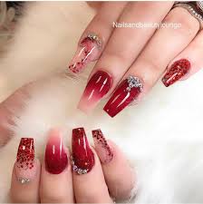 Trending Bridal Nail Art Design Ideas Bridal Inspiration Indian Wedding Inspiration Red Ombre Nails Bridal Nail Art Luxury Nails I love this modern take on the ombre nail with a bit of a french tip.