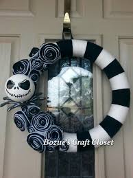 Jack Skellington Wreath Jack Skellington Nightmare Before Christmas Wreath Halloween Wreath Christmas Wreath Cyber Sale Black Friday Nightmare Before Christmas Wreath Nightmare Before Christmas Decorations Halloween Wreath