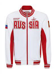 BOSCO белая олимпийка из хлопка с контрастной отделкой (524683), купить в  интернет-магазине Bosco.ru по цене 15 900 ₽