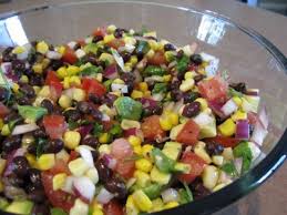 Black Bean Corn Avocado Salsa Black Bean Corn And Avocado Salsa Recipe Recipe Healthy Picnic Foods Avocado Recipes Clean Appetizers