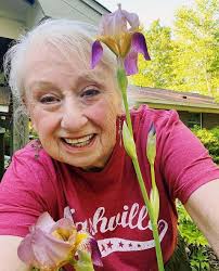 Iris Bulbs are blooming. This one was given to me by a sweet follower.