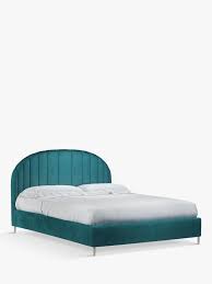 john lewis partners gradient upholstered bed frame king size opulence royal blue upholstered bed frame upholstered beds bed frame