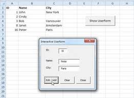 Interactive Userform In Excel Vba In 2020 Excel Macros Excel Interactive